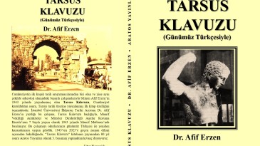 Dr. Afif Erzen’in “Tarsus Kılavuzu” kitabı Aratos Yayınları’ndan çıktı