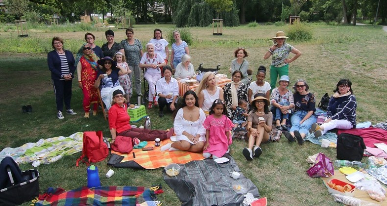 Ahlen Enternasyonal Kadınlar Kahvaltı Grubu Şehir Parkında piknik yapacak