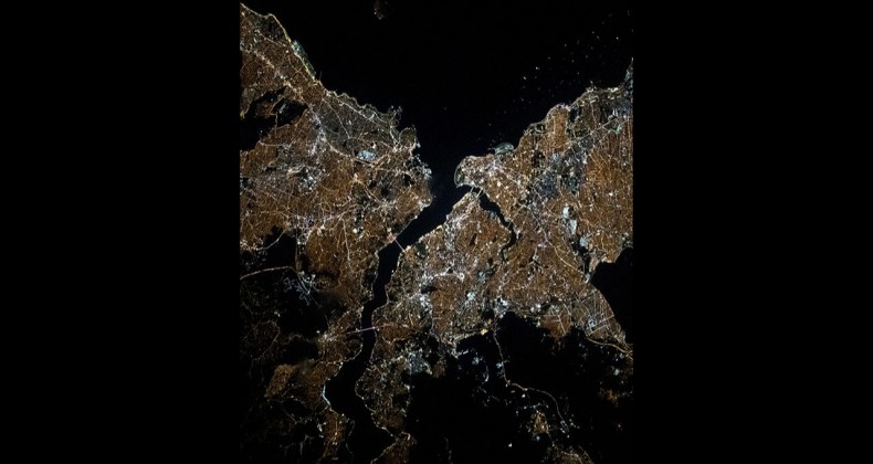 Arap astronot uzaydan İstanbul’un fotoğrafını çekti!