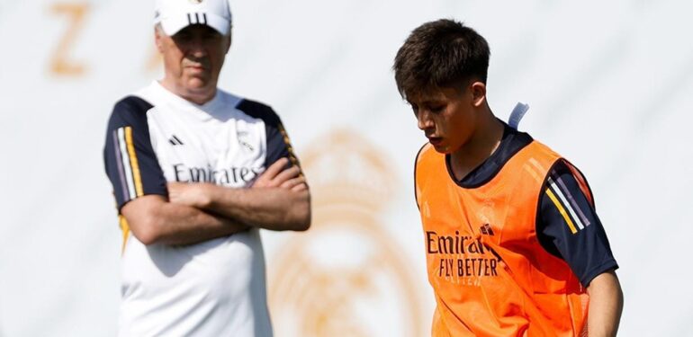 Arda Güler, Real Madrid’de ilk antrenmanına çıktı