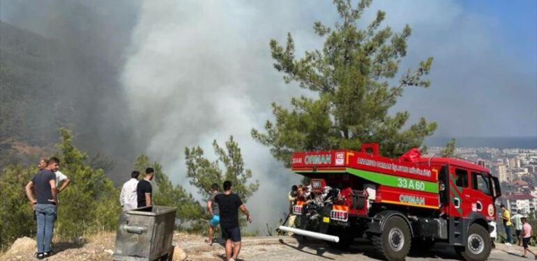 Antalya, Muğla ve Mersin’de orman yangınları