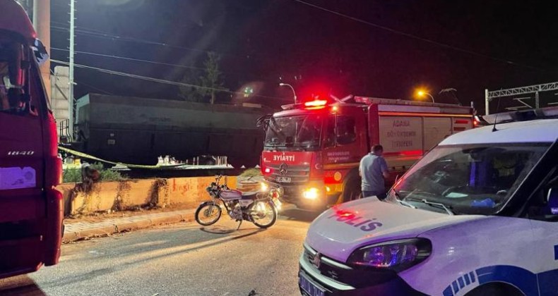 Adana’da trenin çarptığı yurttaş hayatını kaybetti