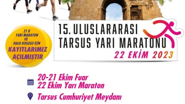 15. Tarsus Uluslararası Yarı Maratonu 22 Ekim’de koşulacak