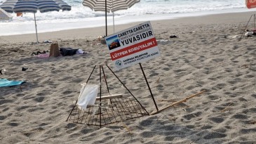 Caretta caretta yuvasının üzerinde mangal yakanların kimliği belli oldu