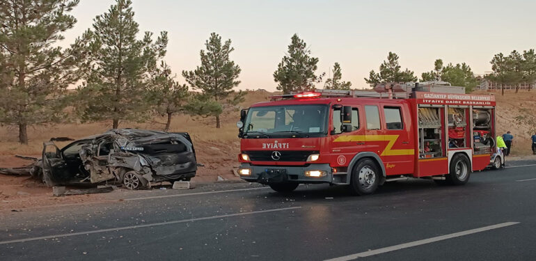 Gaziantep’te kaza: 1 ölü, 3 yaralı