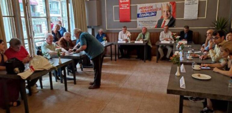 Gazeteci ve yazarlardan “Merdan Yanardağ” buluşması