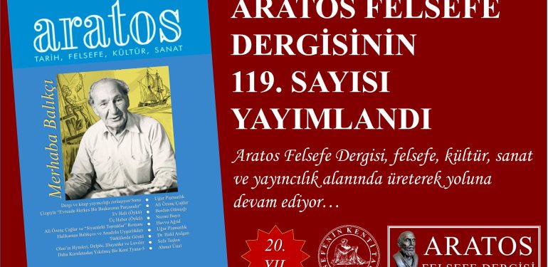 Aratos Felsefe Dergisi’nin 119’uncu sayısı yayımlandı