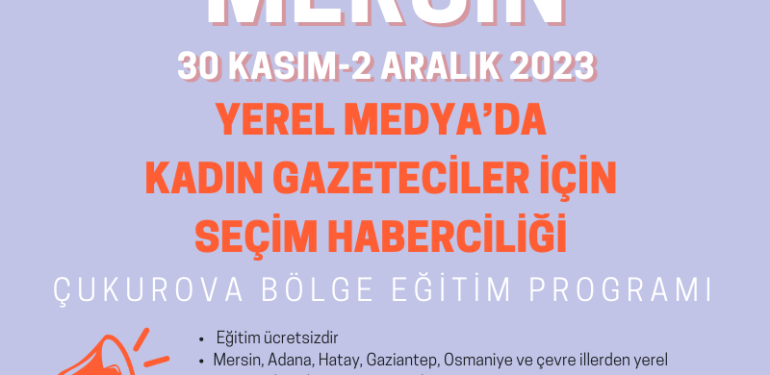 Dokuz8 Akademi eğitim için Mersin’de: “Yerel Medya’da Kadın Gazeteciler İçin Seçim Haberciliği”