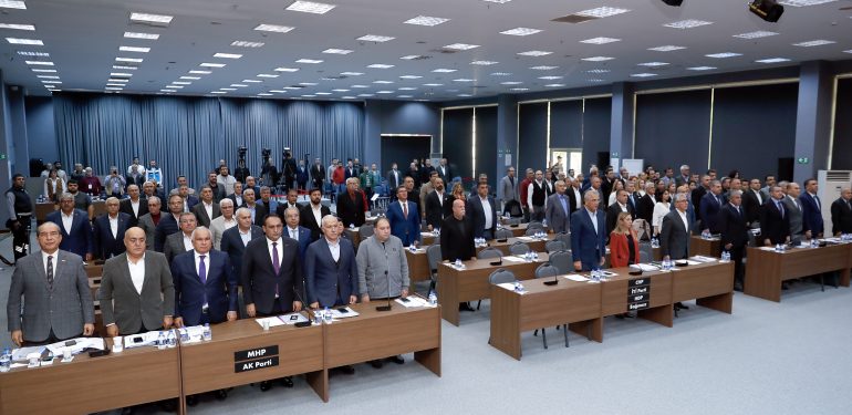 Mersin Büyükşehir Belediye Meclisi toplandı