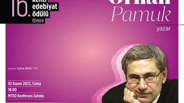 Mersin Kenti Edebiyat Ödülü Orhan Pamuk’un…