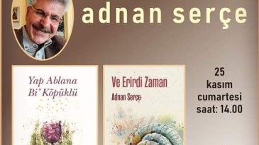 Yazar Adnan Serçe, Antik Sahaf’a konuk oluyor