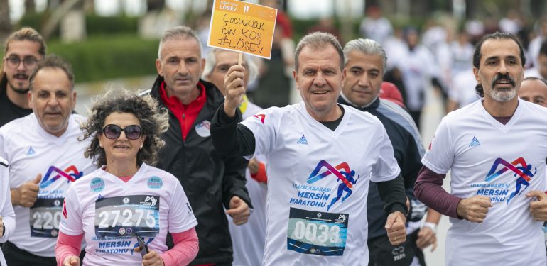 Uluslararası Mersin Maratonu Koşuldu