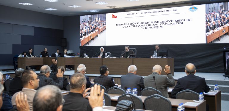 Mersin Büyükşehir Meclisi’nin Aralık Ayı 1. Birleşimi Gerçekleşti