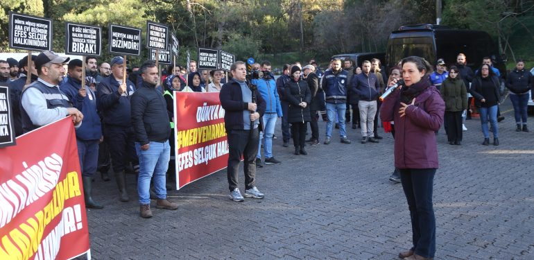 Efes Selçuk’ta Direniş :”Meryem Ana Evi Halkındır”