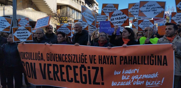 Yoksulluğa ve Hayat Pahalılığına Karşı Bir Aradayız Platformu: “Yoksulluğa ve Hayat Pahalılığına Karşı Halkın Talepleri İçin Bir Aradayız”