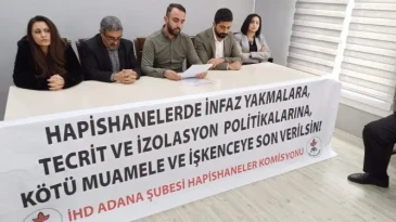 İHD Çukurova Cezaevleri Raporu’nda Tutsakların En Temel İhtiyaçlarının Dahi Karşılanmadığı belirtildi