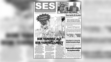 Ses Gazetesi, Depremden Sonra İlk Baskısını Yaptı
