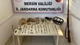 Mersin’de defineci operasyonu: “100’den fazla obje bulundu”