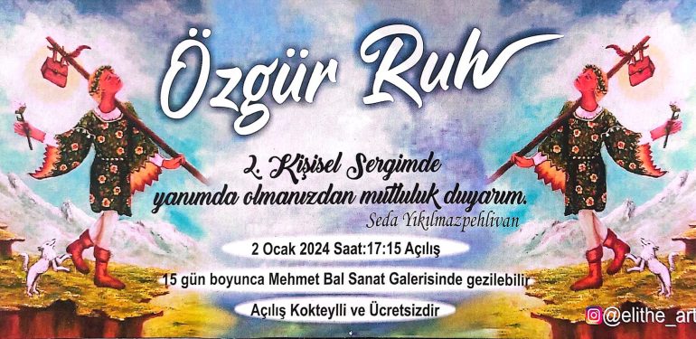Özgür Ruh Sergisi Tarsus’ta açılışını yapıyor