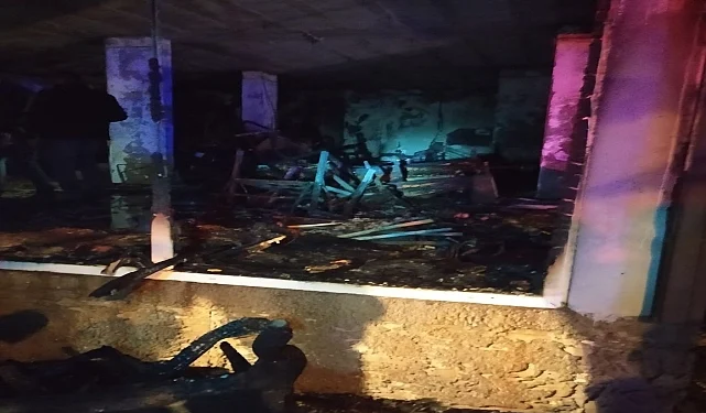 Adana’da Mobilya İmalathanesinde Yangın Çıktı