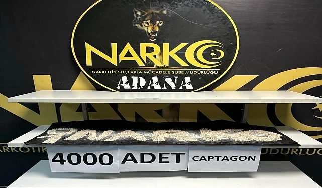 Adana’da Baklava Kabında Uyuşturucu Sevkiyatı