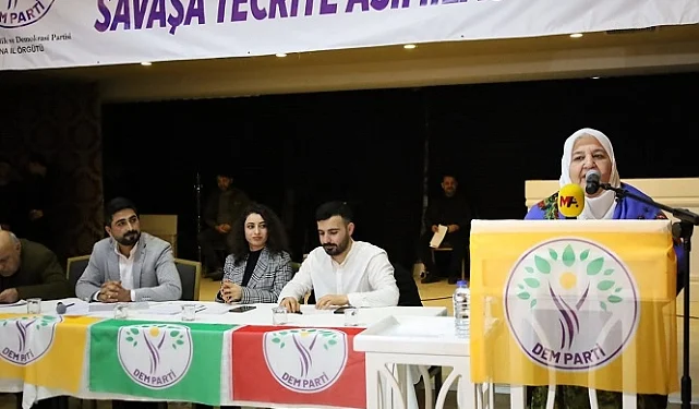 DEM Parti Adana 4. Olağan İl Kongresi Yapıldı