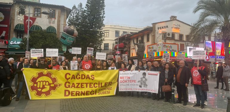Metin Göktepe Antalya’da Anıldı
