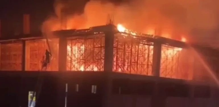 Mersin OSB’de Fabrika Yangını