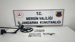 Mersin’de 108 sikke ve 20 obje ele geçirildi