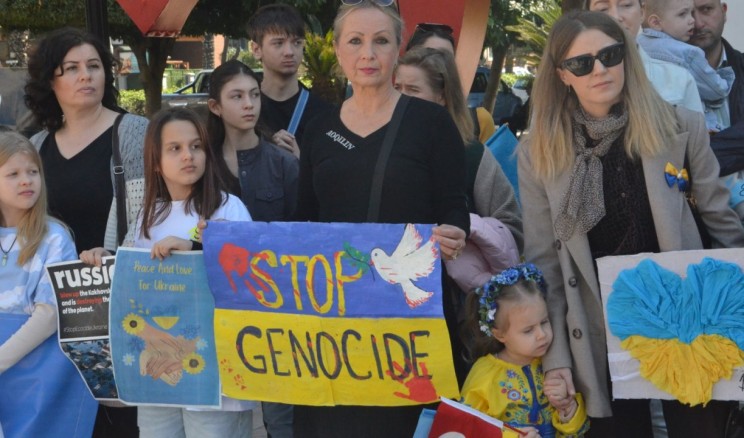 Adana’daki Ukraynalılar Barış İstedi