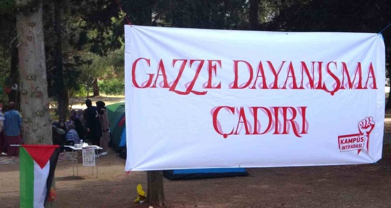 Adana’da Filistin Farkındalık Çadırı