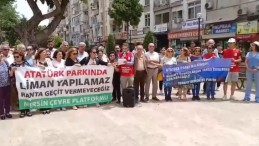Mersin Çevre Platformu’ndan basın açıklaması: “Parkımız elimizden alınıyor”