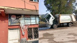 Adana’da belediye hizmet binasına saldırı: 2 araç kundaklandı