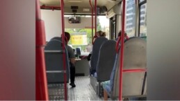 Adana’da özel halk otobüsünde klima kavgası