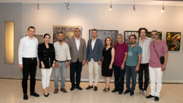 Katmanlar sergisi, sanatseverlerin beğenisine sunuldu