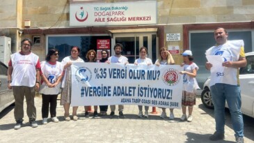 Sağlık Emekçileri, 18. Haftada “Vergide Adalet İstiyoruz” demeye devam ediyor