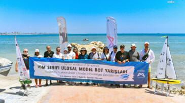 Mersin Büyükşehir ve Türkiye Yelken Federasyonu iş birliğinde ‘IOM Sınıfı Ulusal Model Bot Yarışları’ düzenlendi