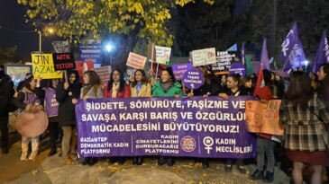 Antep Kadına Şiddete Karşı Ayakta!