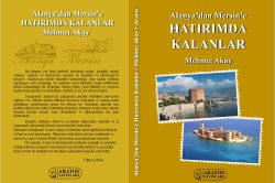 “Alanya’dan Mersin’e Hatırımda Kalanlar” kitabı Aratos Yayınları’ndan çıktı