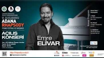 Çukurova Üniversitesi’nde etkinlik: “Piyano festivali, yarışma ve konser…”