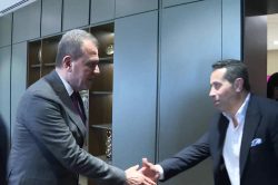 Vahap Seçer, Yeni Mersin İdman Yurdu’nun yeni yönetimini ağırladı