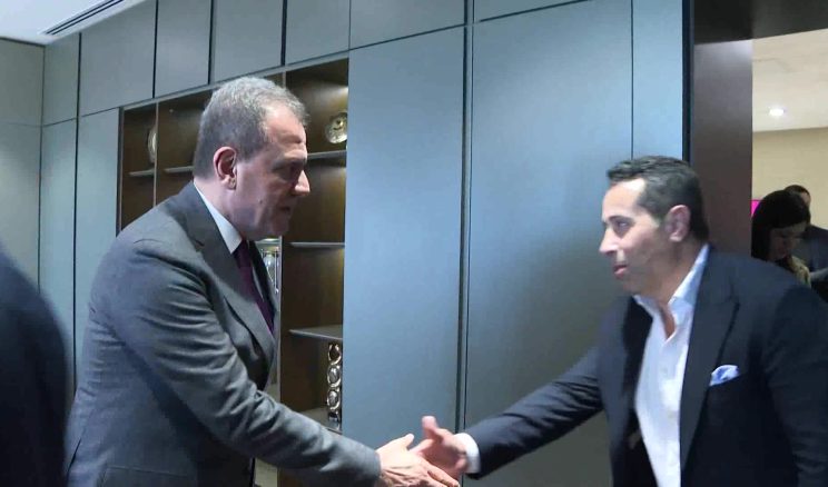Vahap Seçer, Yeni Mersin İdman Yurdu’nun yeni yönetimini ağırladı