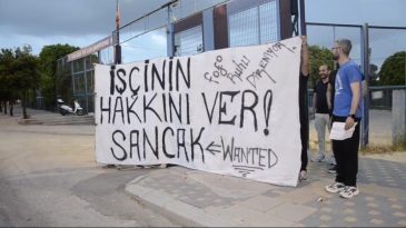 Adana Demirspor Kulüp emekçileri “İşçinin hakkını ver”