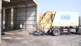 Mersin’de atık aktarma istasyonlarından günde bin 750 ton evsel atık taşınıyor
