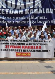 TMMOB heyetinden Adana’da tutuklu Belediye Başkanları için açıklama