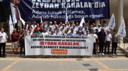 TMMOB heyetinden Adana’da tutuklu Belediye Başkanları için açıklama