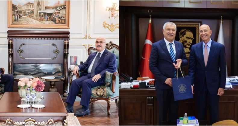 ABD’nin Ankara Büyükelçisi’nden Adana Valisi ve Belediye Başkanı’na ziyaret